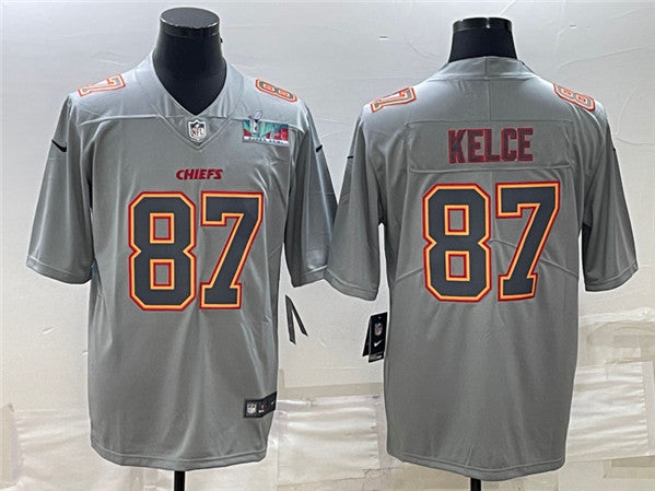Travis Kelce Kansas City Chiefs gray Fashion jersey