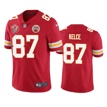 Travis Kelce Kansas City Chiefs red jersey