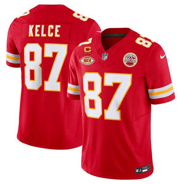 Travis Kelce Kansas City Chiefs red FUSE jersey