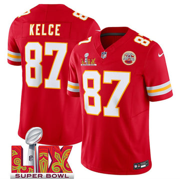 Travis Kelce Kansas City Chiefs red FUSE jersey