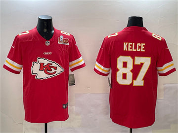 Travis Kelce Kansas City Chiefs red jersey