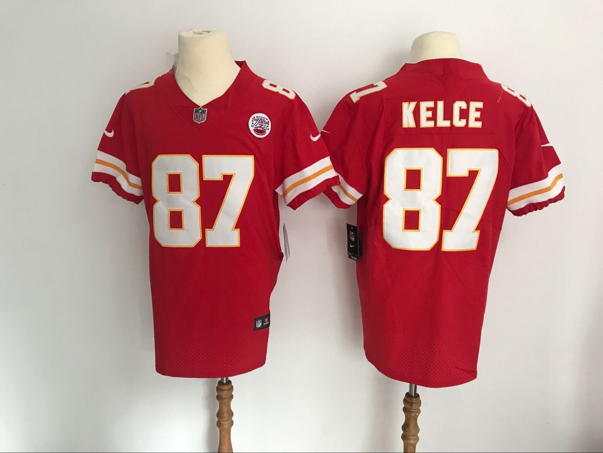 Travis Kelce Kansas City Chiefs red Elite jersey