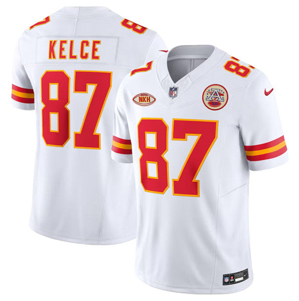 Travis Kelce Kansas City Chiefs white FUSE jersey