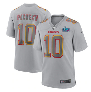 JuJu Smith-Schuster Kansas City Chiefs gray Game jersey