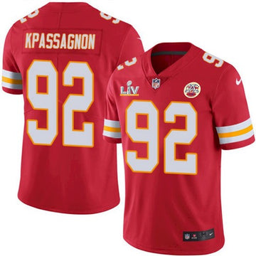 Tanoh Kpassagnon Kansas City Chiefs red jersey