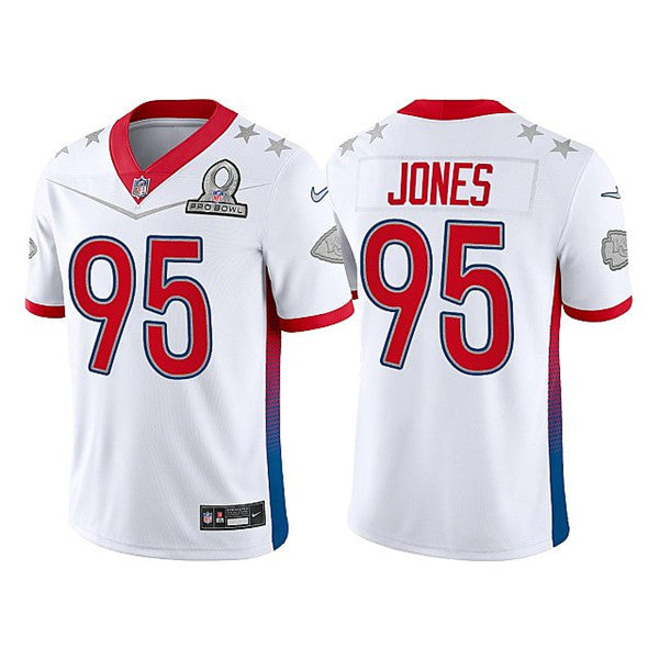 Chris Jones Kansas City Chiefs white jersey