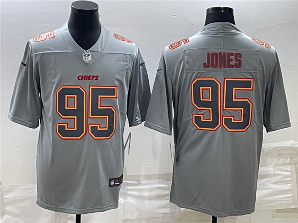 Chris Jones Kansas City Chiefs gray Fashion jersey