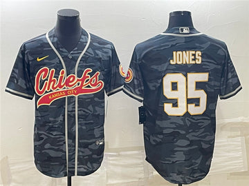 Chris Jones Kansas City Chiefs gray Camo jersey