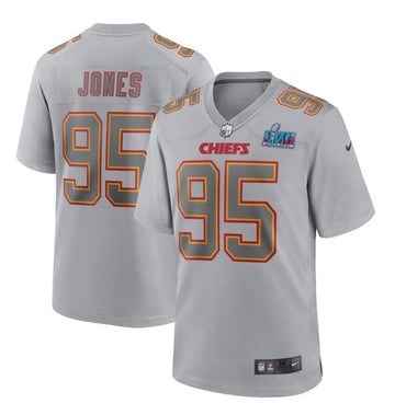 Chris Jones Kansas City Chiefs gray Game jersey