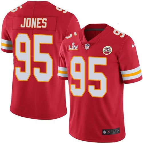 Chris Jones Kansas City Chiefs red jersey