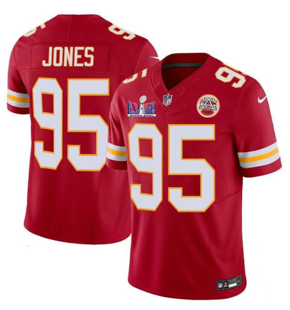 Chris Jones Kansas City Chiefs red FUSE jersey