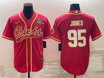 Chris Jones Kansas City Chiefs red jersey
