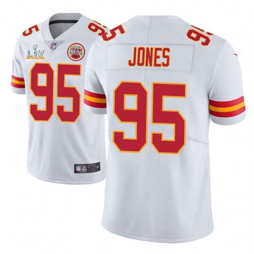Chris Jones Kansas City Chiefs white jersey