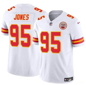 Chris Jones Kansas City Chiefs white FUSE jersey