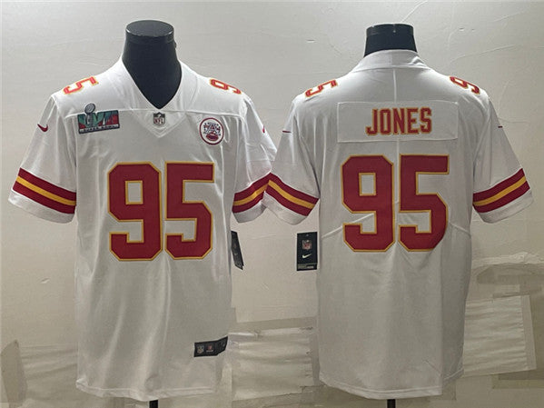 Chris Jones Kansas City Chiefs white jersey