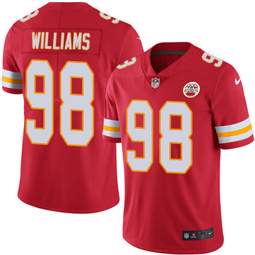 Xavier Williams Kansas City Chiefs red jersey