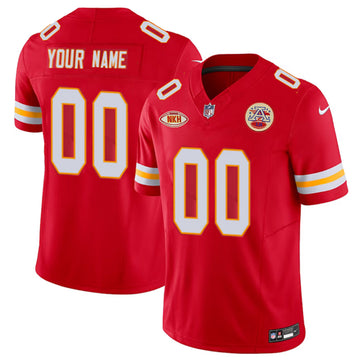 Custom Kansas City Chiefs red FUSE jersey