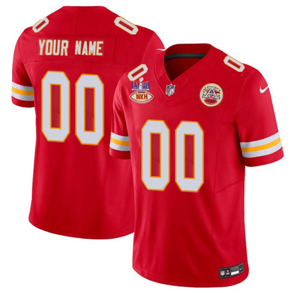 Custom Kansas City Chiefs red FUSE jersey