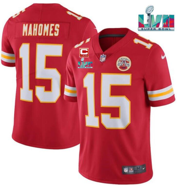 Custom Kansas City Chiefs red jersey