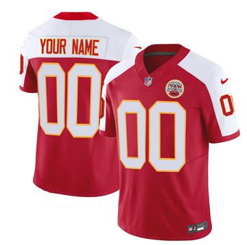 Custom Kansas City Chiefs red-white FUSE jersey