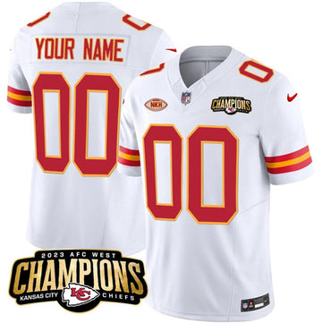 Custom Kansas City Chiefs white FUSE jersey
