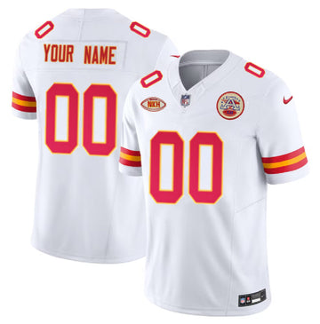 Custom Kansas City Chiefs white FUSE jersey