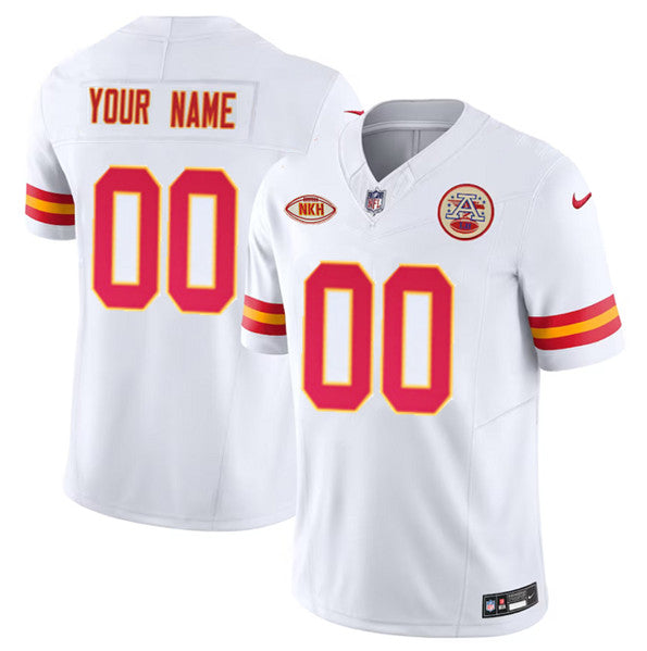Custom Kansas City Chiefs white FUSE jersey