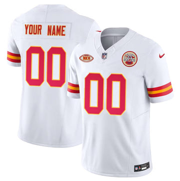 Custom Kansas City Chiefs white FUSE jersey