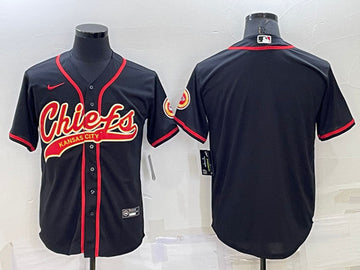 Custom Kansas City Chiefs black jersey