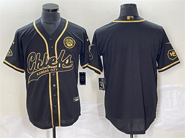 Custom Kansas City Chiefs black jersey