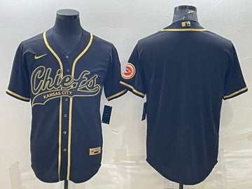 Custom Kansas City Chiefs black jersey