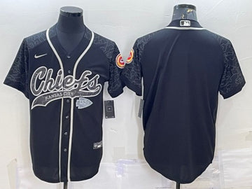 Custom Kansas City Chiefs black jersey