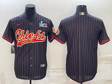 Custom Kansas City Chiefs black jersey