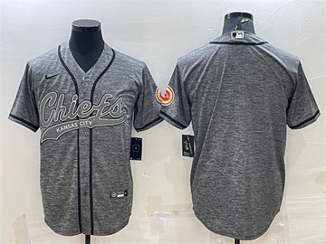 Custom Kansas City Chiefs gray jersey