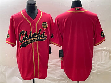 Custom Kansas City Chiefs red jersey
