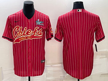 Custom Kansas City Chiefs red jersey
