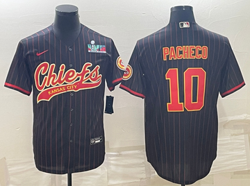 Custom Kansas City Chiefs black jersey