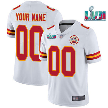 Custom Kansas City Chiefs white jersey