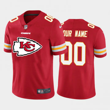 Custom Kansas City Chiefs red jersey