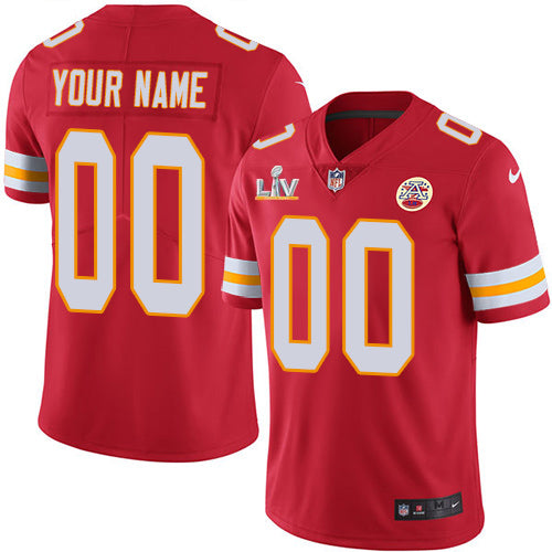 Custom Kansas City Chiefs red jersey