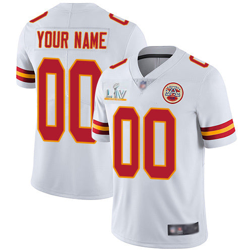 Custom Kansas City Chiefs white jersey