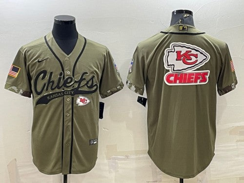 Kansas City Chiefs olive Salute To Service jersey