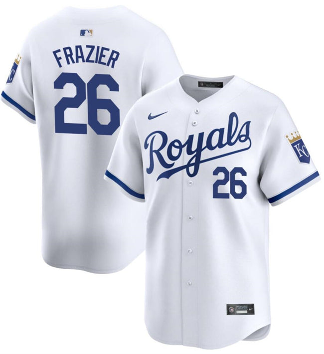 Adam Frazier Kansas City Royals white Home jersey