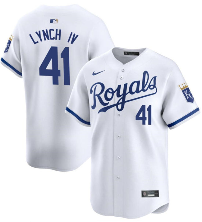 Daniel Lynch IV Kansas City Royals white Home jersey