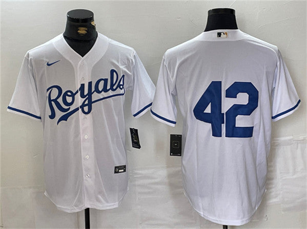 Jackie Robinson Kansas City Royals white jersey