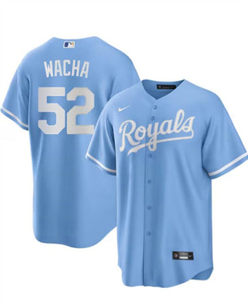 Michael Wacha Kansas City Royals blue jersey