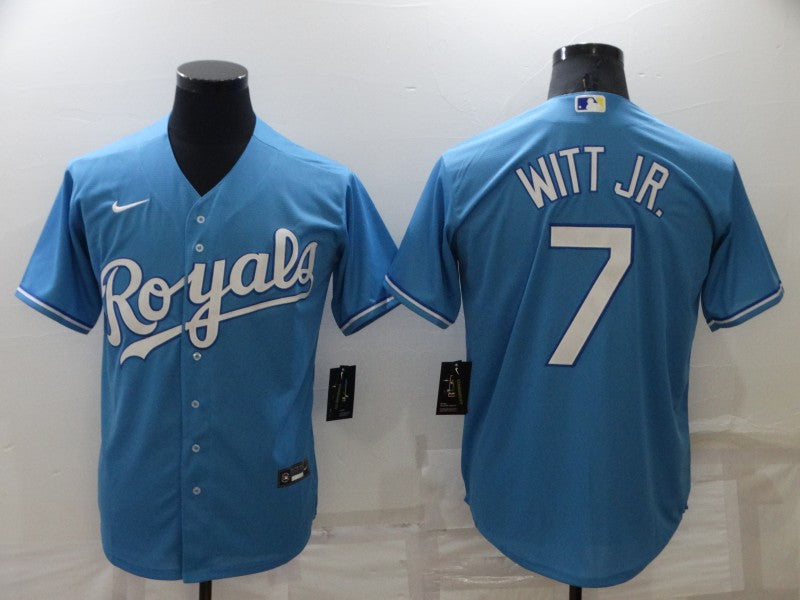 Bobby Witt Jr Kansas City Royals blue jersey