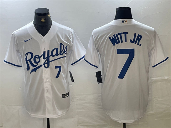 Bobby Witt Jr Kansas City Royals white jersey