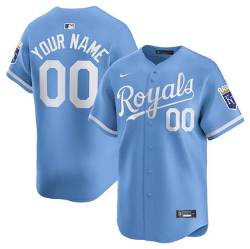 Custom Kansas City Royals blue Alternate jersey