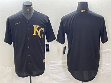 Custom Kansas City Royals black jersey